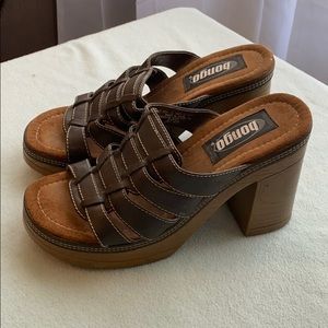 Bongo leather heels